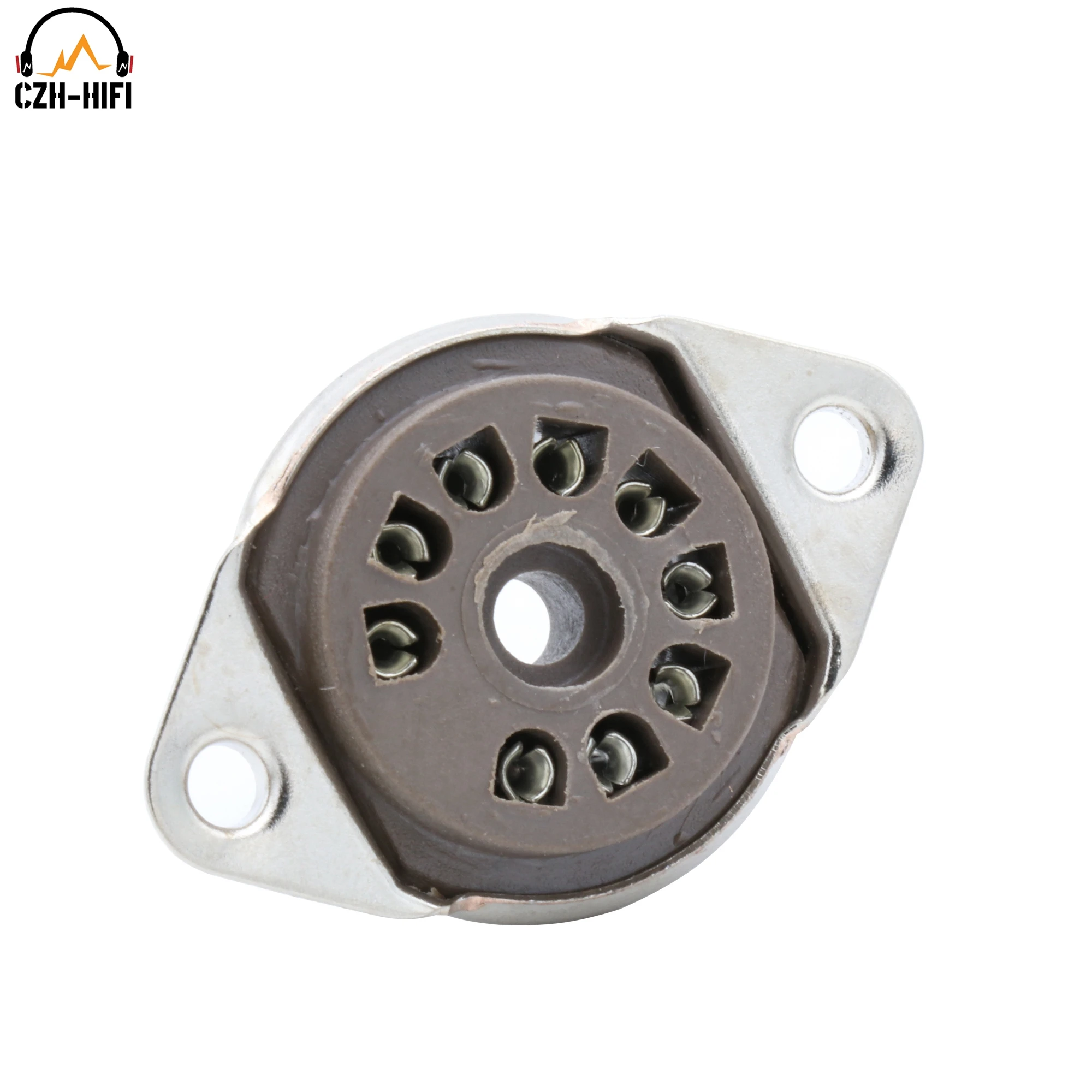 10 pz 9 Pin Bachelite Tubo Presa Valvola Base Per 6922 ECC83 ECC82 EL84 12AT7 12AX7 12AU7 Vintage Amplificatore Audio HIFI progetto FAI DA TE