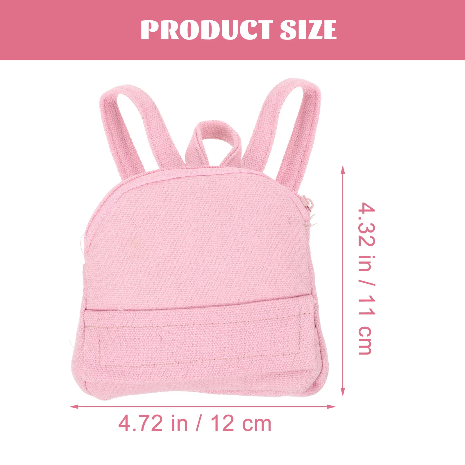 1 stks Mini 18 Inch Kleine Schooltas Stijlvolle Accessoires Dress Up Gift Miniatuur Rugzak Voor Meisjes Rugzak Mini School