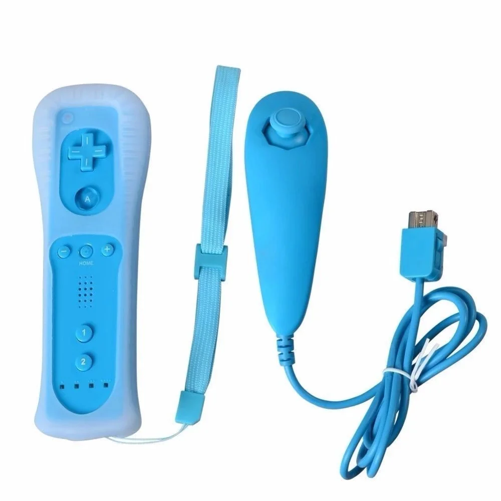 Wireless Gamepad for Wii Remote Controller With Nunchukes Control for Wii Controller Motion Plus Joystick