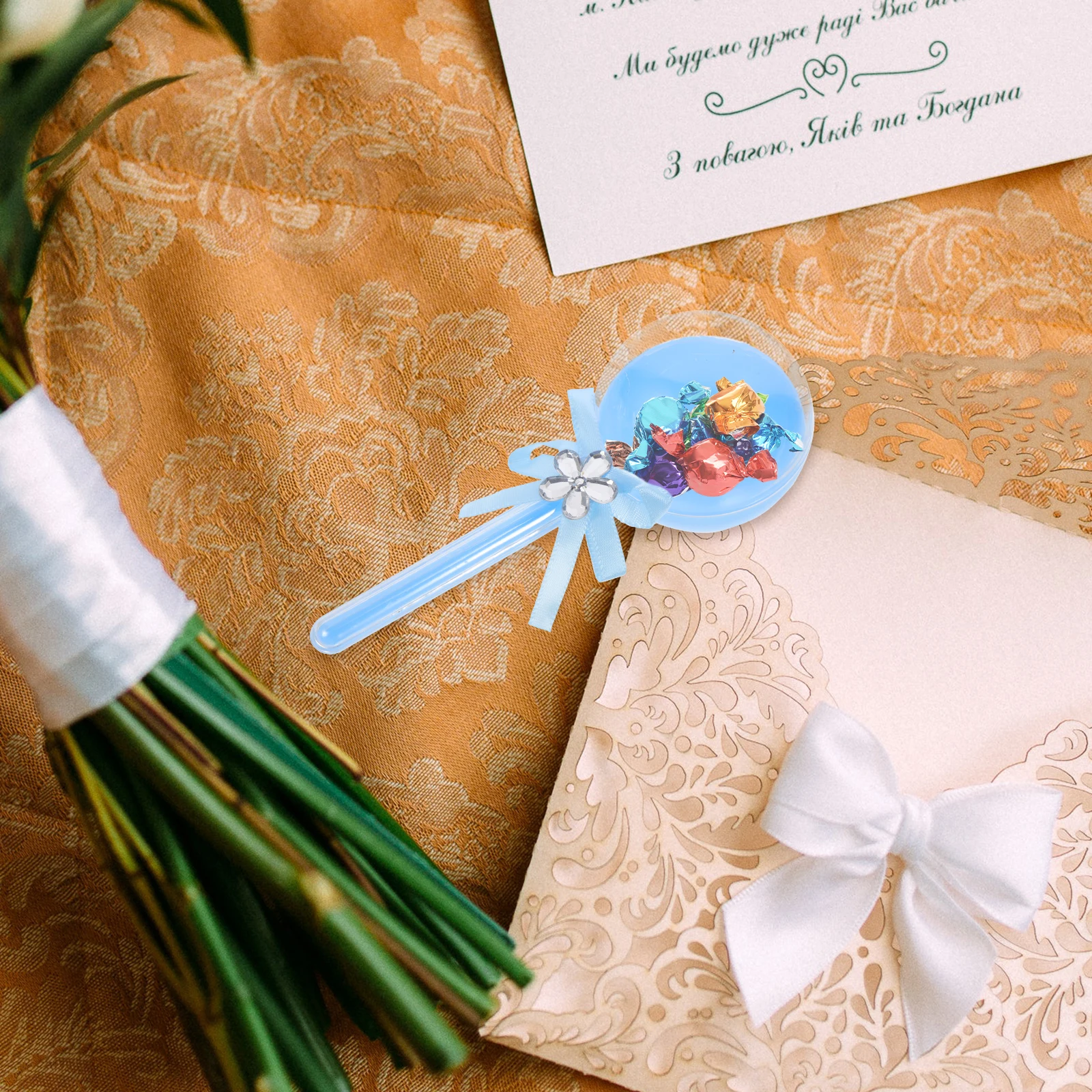 

12 Pcs Candy Box Party Favors Shower Lollipops Container Blue Containers Shaped Boxes Cute