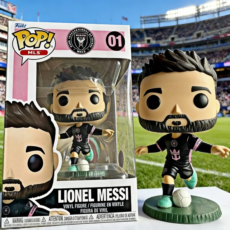 

Original Funko Pop! Lionel Messi Inter Miami CF MLS (Away Kit) #01 Collectible Soccer Figure Toy Perfect Gift for Soccer Fans