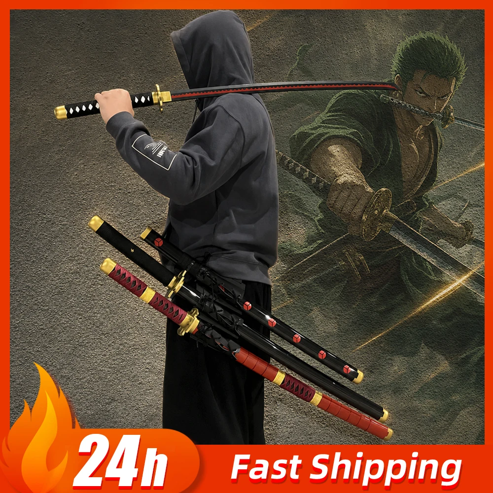 103cm-zoro-katana-wooden-samurai-sword-unsharpened-anime-cosplay-prop-with-stand-japanese-style-display-collectible-gamer-gifts