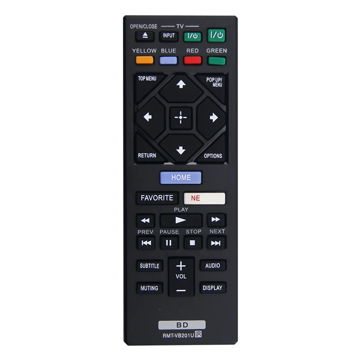 RMT-VB201U Remote Control for Sony Blu-Ray BD Disc DVD Player UBP-X700 BD-BX370 BDP-S1700 BDP-S3700 BDP-S6700 BDP-3700