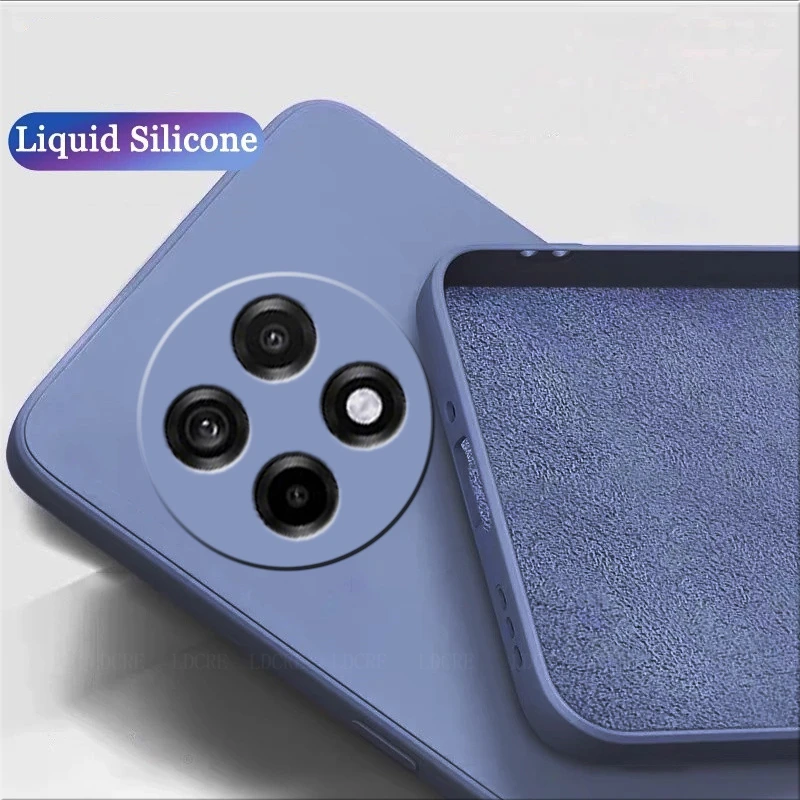 For Cover Oneplus 13R Case For Oneplus 13R Capas Shockproof Original Liquid Silicone Bumper Soft Case Oneplus 13 13R Fundas
