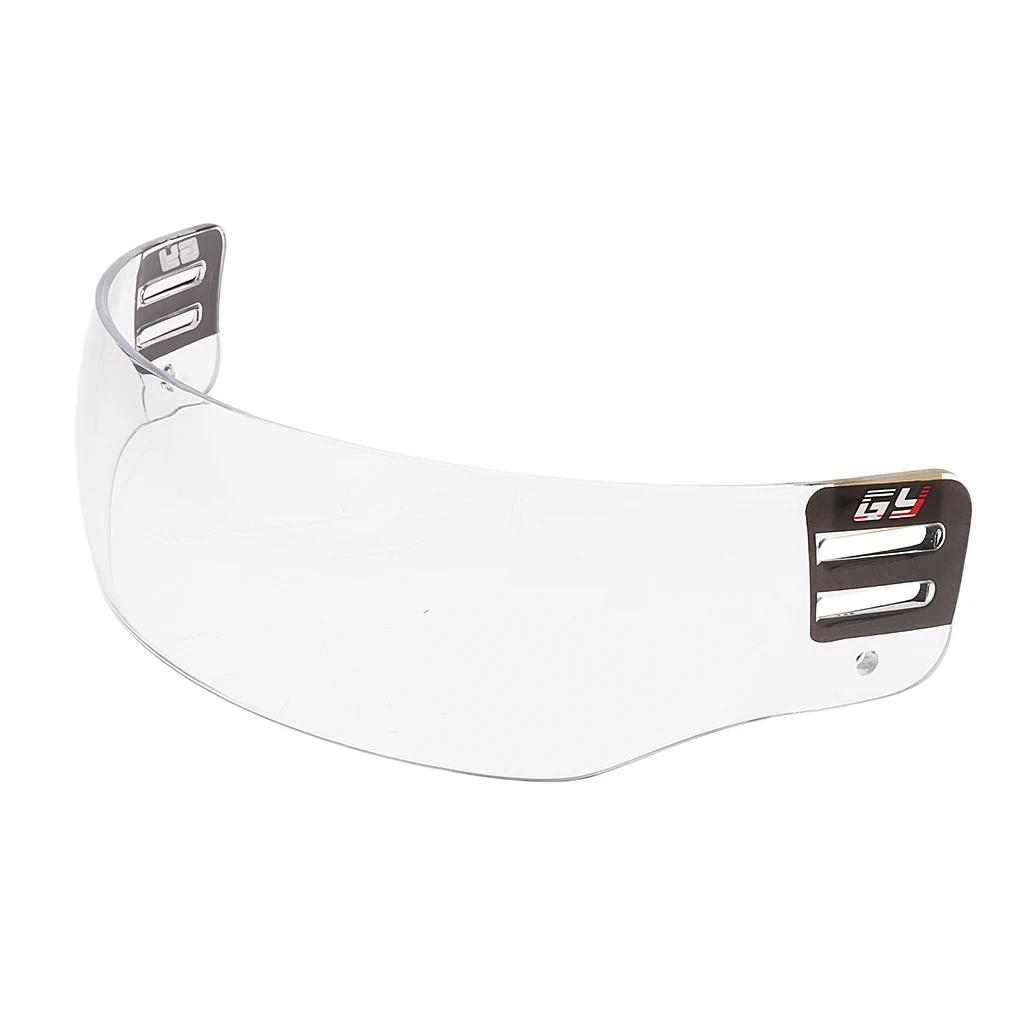 CE Certificated Anti-scratch Anti-fog Ice Hockey Visor Clear View Face Shield Half Shield Protectors Spectacles with Mounting