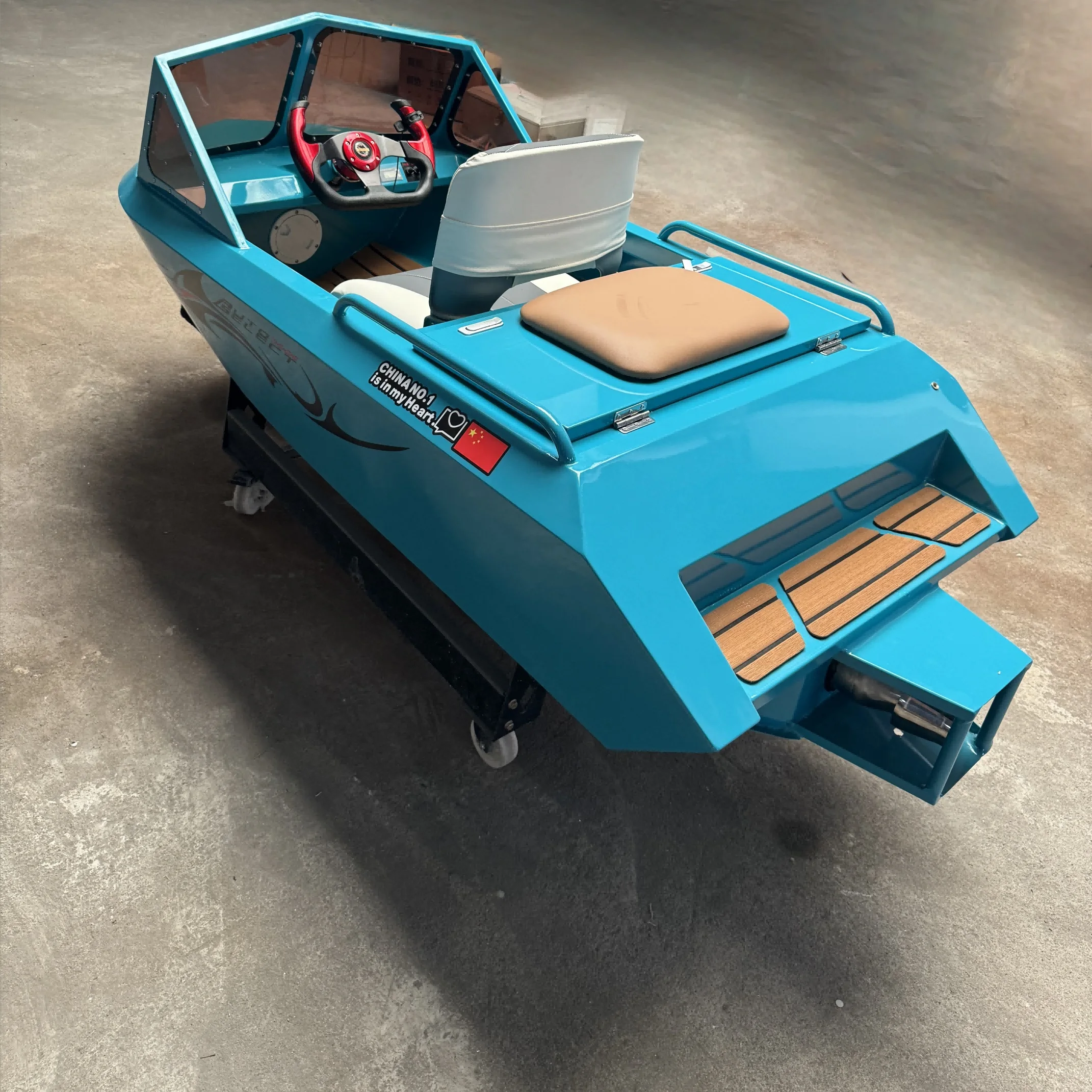 Multi Utility Family Water Kart Boat, Wear Resistant Stable Power Component For All Kinds Daily Water Entertainment