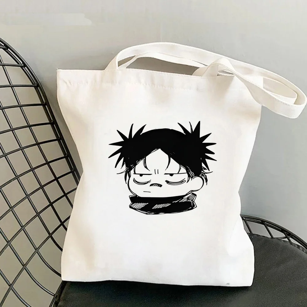 Toji Fushiguro tote bag reusable einkaufstasche bolsas de tela sac cabas shopping woman