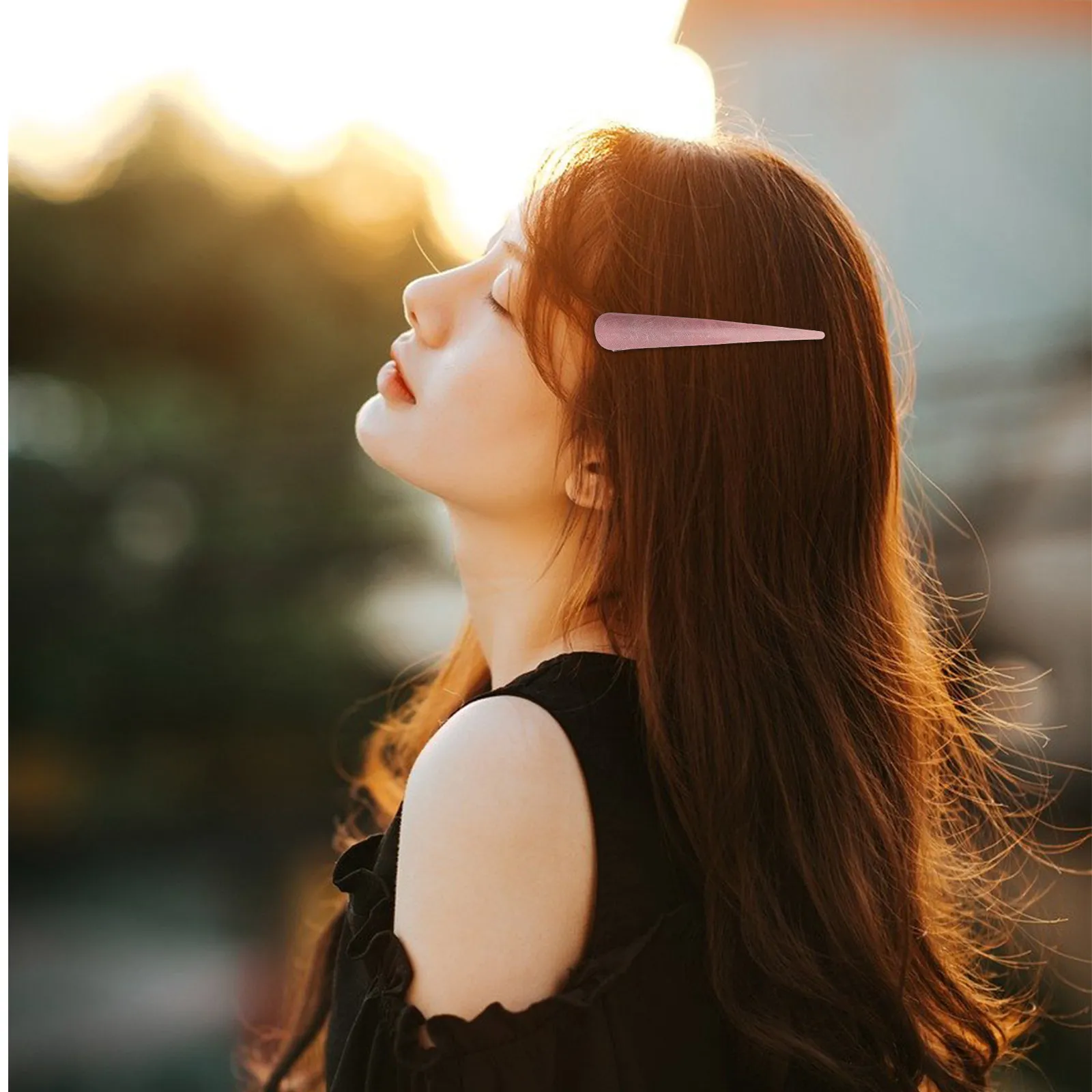 6Pcs Premium Ox Horn Style Hair Clips Acrylic Duck Clamps Ponytail Clips for Girls Women Hair Styling Decoration Gift