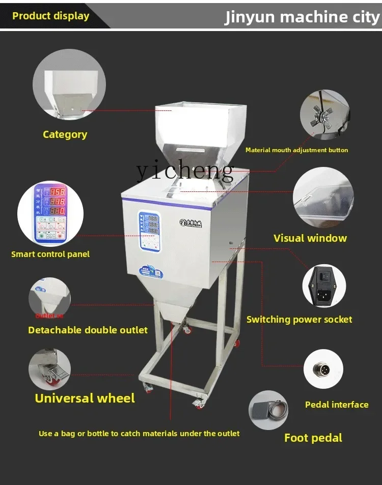 TQH Granular Powder Rice Whole Grains Dog Food Automatic Multifunctional Packing Machine Filling Machine