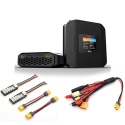 ISDT K4 Lipo Battery Balance Charger Discharger 1-8S AC 400W DC 600Wx2 Smart Charger for Life, Lilon, LiPo, LiHv/Pb/NiMH Battery