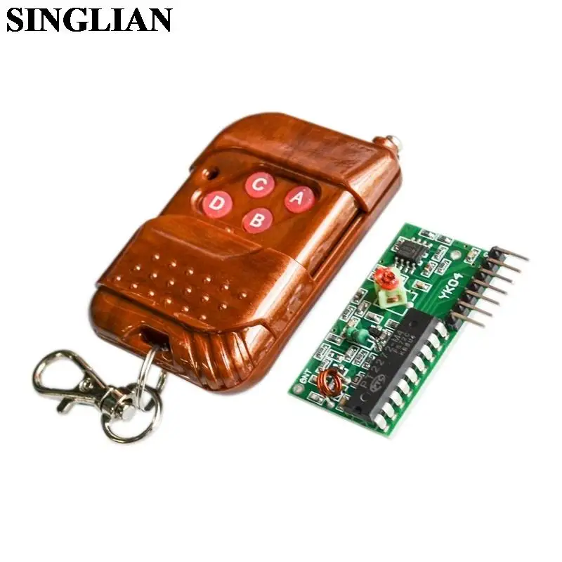 

2262/2272 4-way Security Accessories M4 Non Lock Receiving Board To Remote Control Board Wireless Remote Control Without Battery