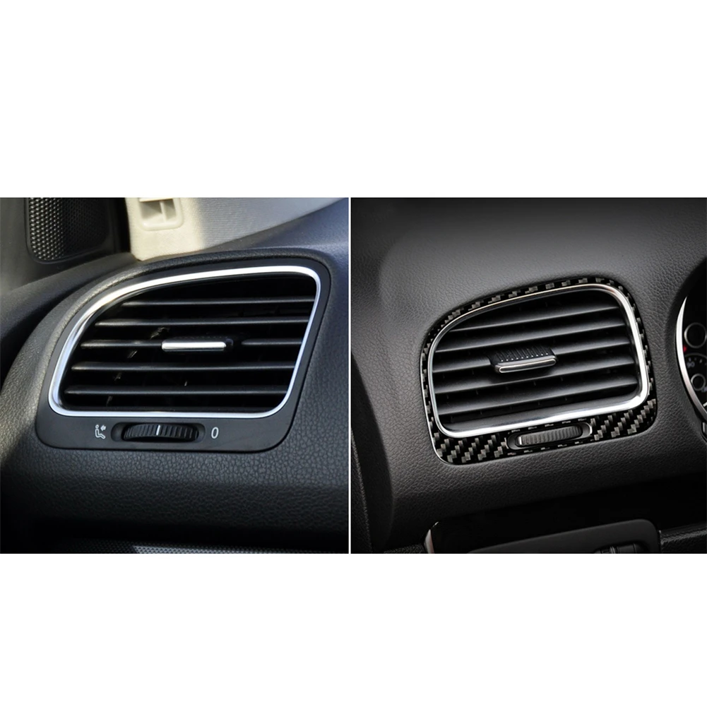 Car imitation Carbon Fiber Stickers For Volkswagen Golf 6 MK6 GTI 2008 2009 2010 2011 2012 Car Interior Parts view 5
