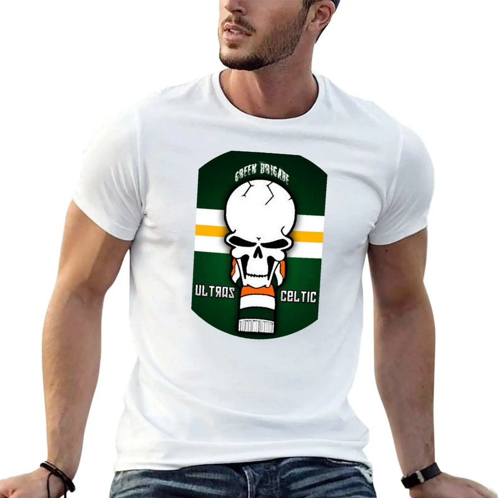 

man Green graphic shirts for T-Shirt man funny for Brigade shirts t anime t