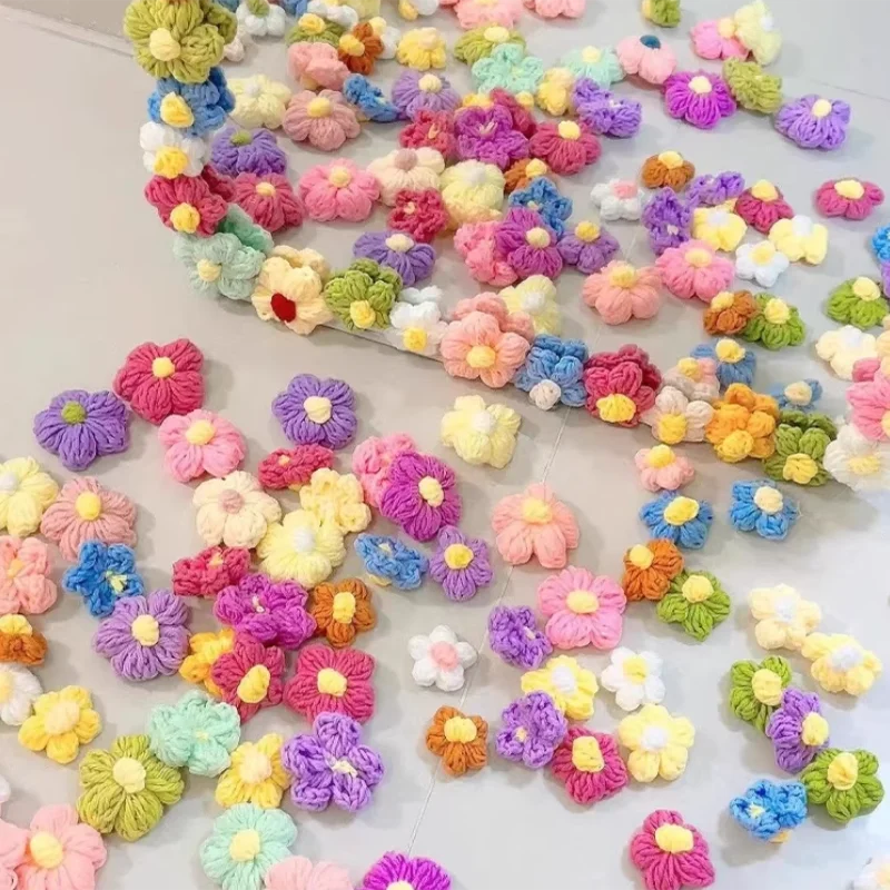 50 Stück Handgefertigte Farbige Puffblumen DIY Spiegel-Renovierungsmaterialien, Umhüllte Ganzkörperspiegel-Dekoration Raumrenovierung