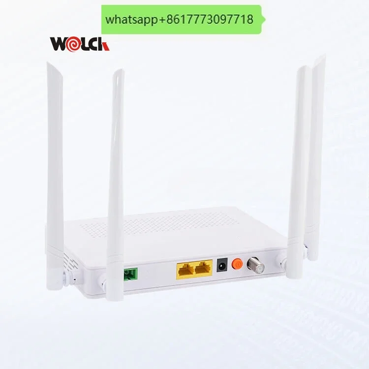 Fiber Optic Double Frequency Gpon Gepon Epon Voice Catv Y Wifi Pon Modem Onu