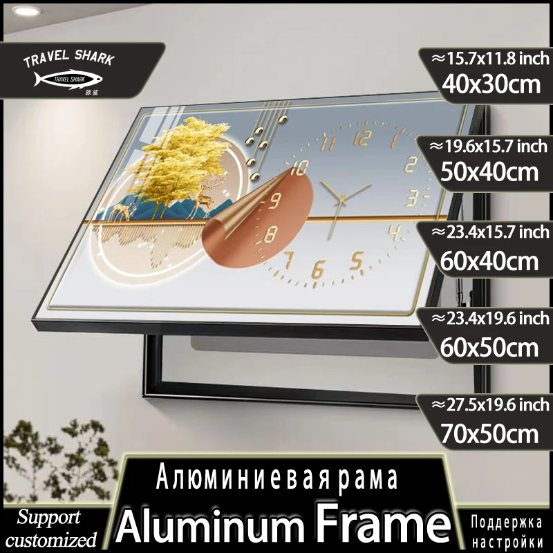 

Путешествия Акула Современное украшение дома Картина электрической коробки Креативный плакат Фреска Подвесной декор для гостиной Настенное искусство на заказ