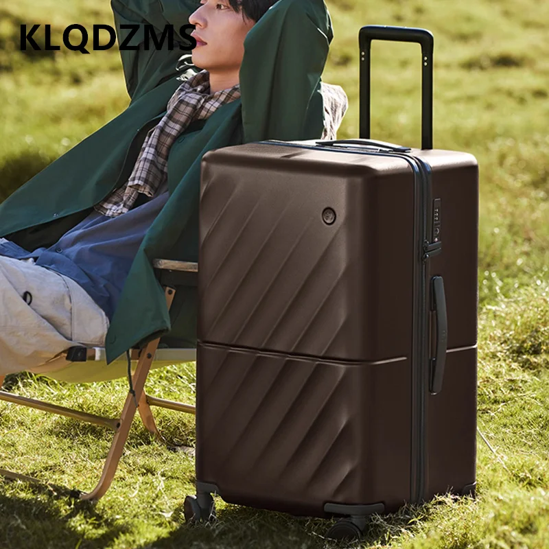 

KLQDZMS Carry-on Travel Luggag 22"24"26"29 Inch Large Capacity PC Trolley Case 20 "Boarding Box Men and Women Universal Suitcase