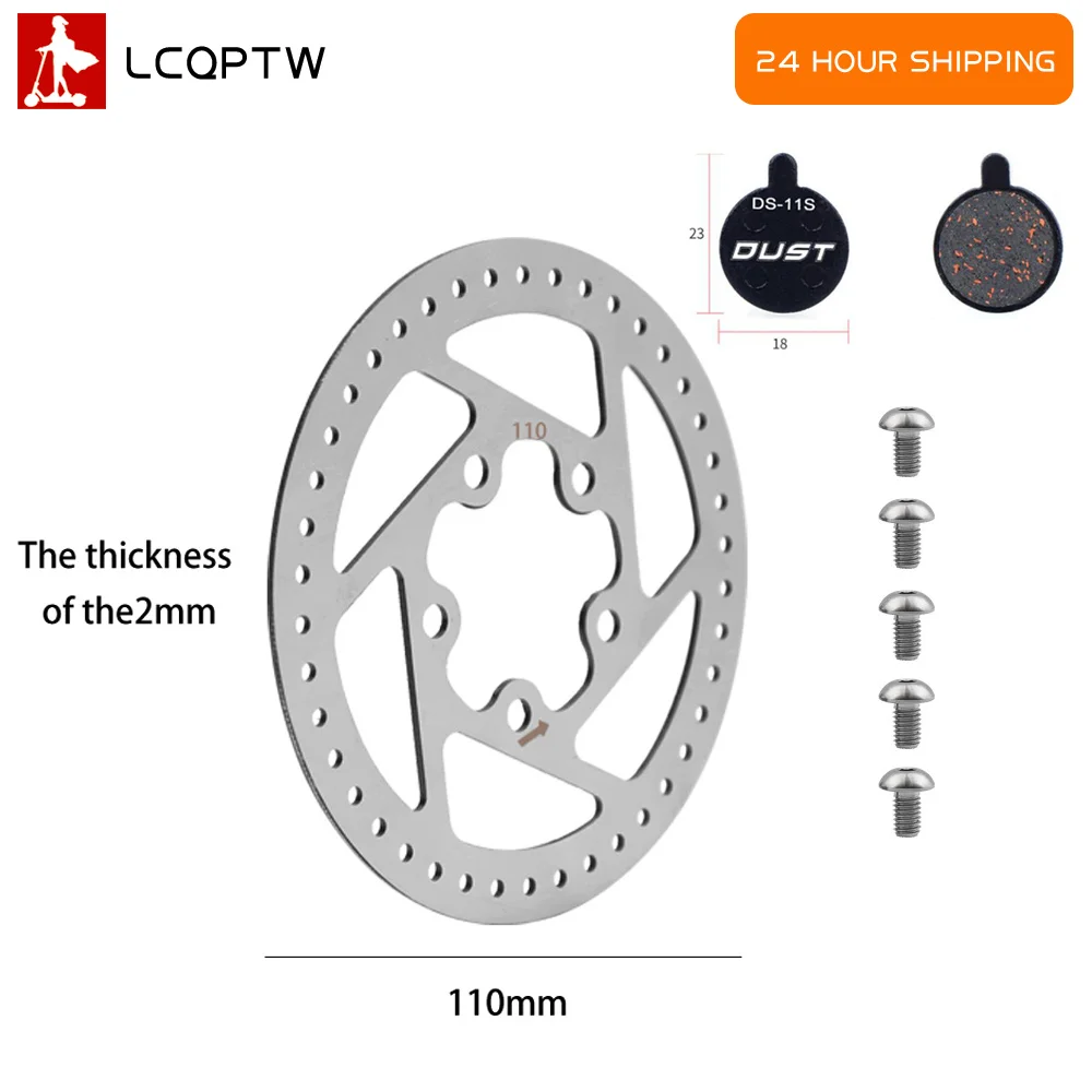 New 110MM 120MM Brake Disc Rotor For Xiaomi Mijia M365 1S Pro MI3 Electric Scooter Replacement brake padsParts