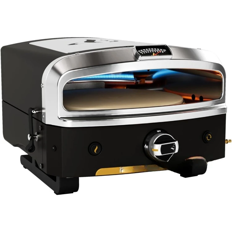 Versa 16 Propane Gas Outdoor Pizza Oven with Rotating Cooking Stone | Portable Appliance for all Outdoor Kitchens