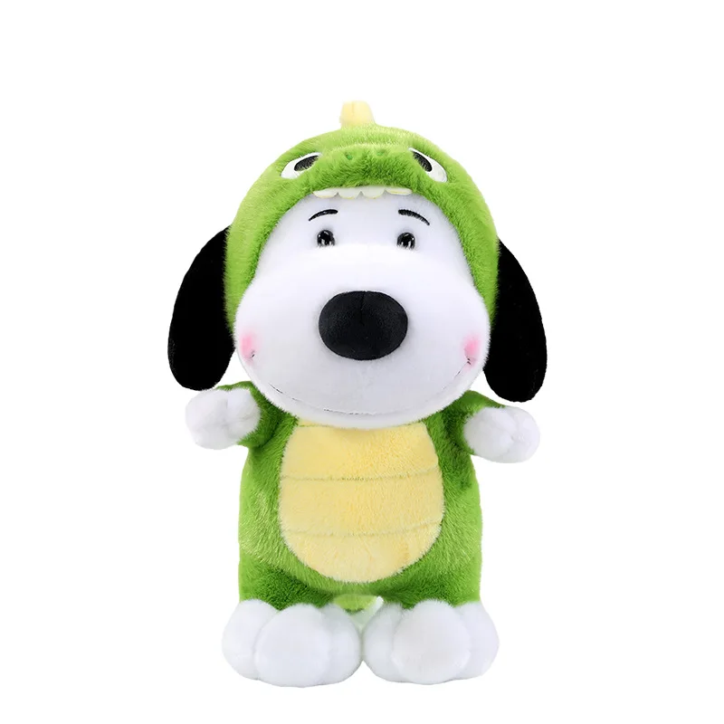 New Cute Snoopy Plush Toy Dog Stuffed Animal for Kids Birthday Gift Dinosaur Transform Plushie Doll Cuddly Toy Room decoration view 5