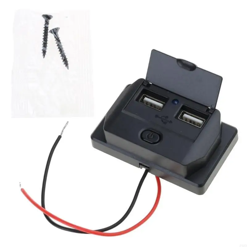 3.1A 12-24V USB Charging Car Campers RVs Fast Socket Power Adapter Panel