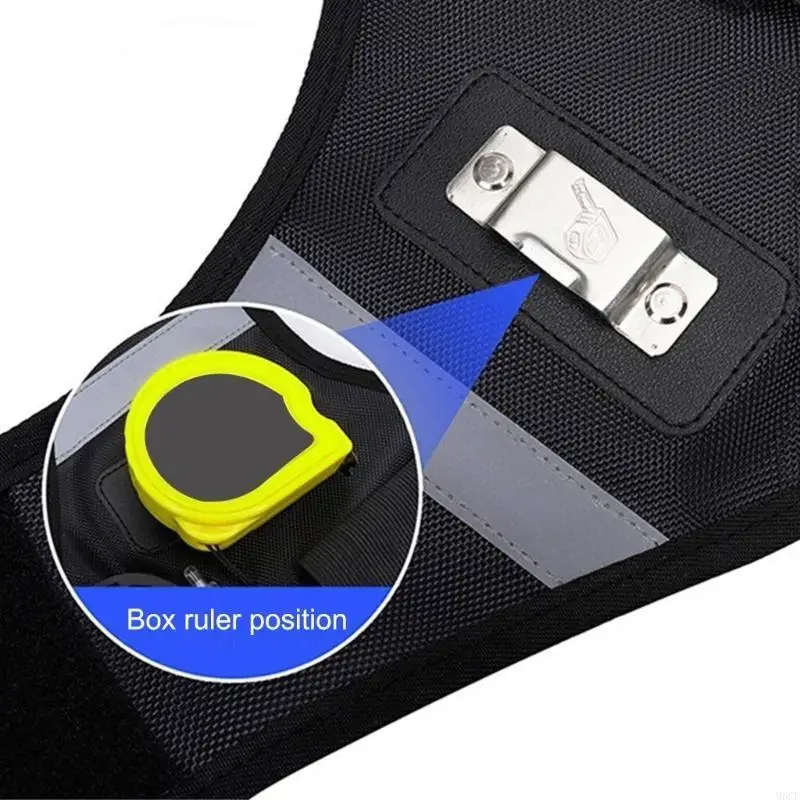 

M6CF Tool Vest for Men Safety Tool Vest with Adjustable Straps for Electrical Carpenters Construction Lightweight Work