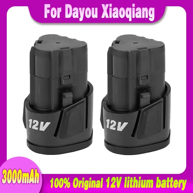 

100% Original for Dayou Xiaoqiang 12V 3000mAh lithium battery 5307 battery charging hand drill 5241/5262/5228