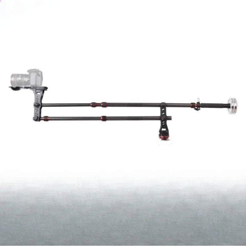 Carbon fiber SLR camera rocker arm, wedding micro-film portable telescopic rocker arm slide bracket