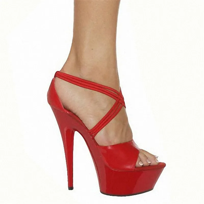 

Сексуальные босоножки на каблуке 15 см, танцы на пилоне/выступление/звезда/модельная вечеринка