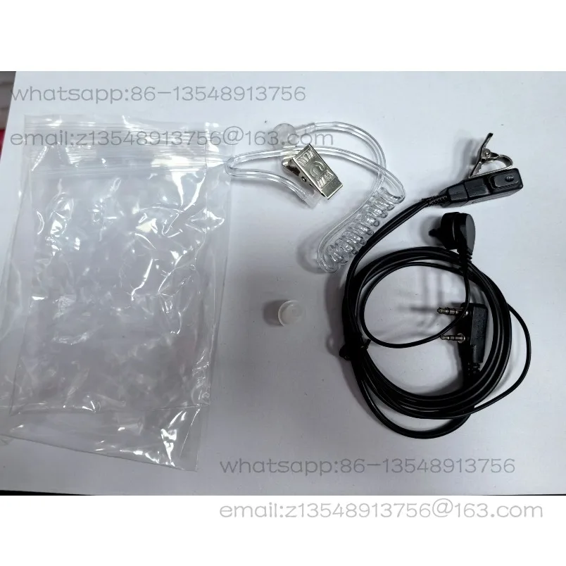 K-head walkie-talkie air duct earphone, suitable for BF-888S UV-5R ear-mounted intercom headset