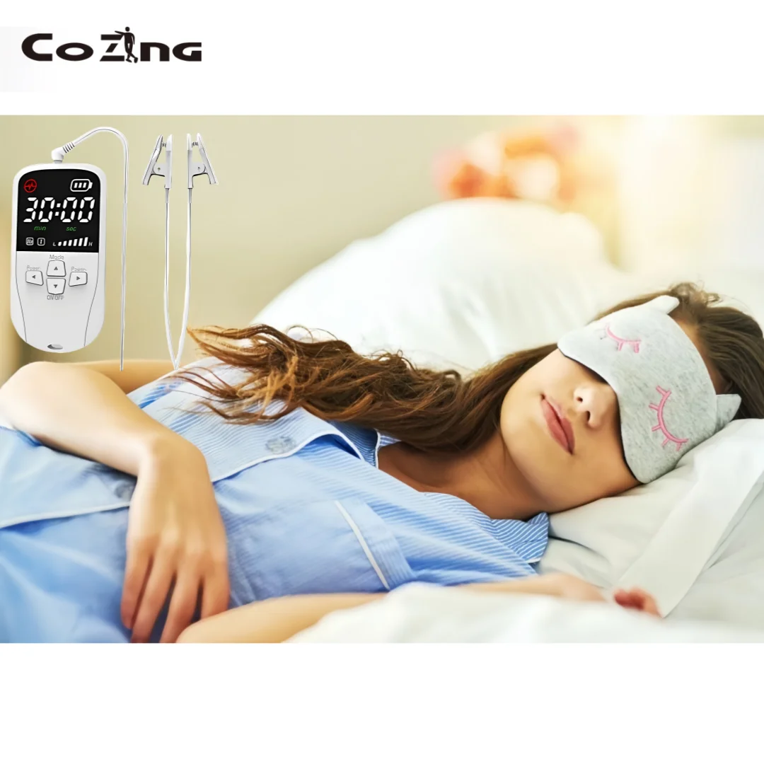 Portable Microcurrent Anti-Insomnia Treatment Device Sleep Aid for Anxiety Relief & Better