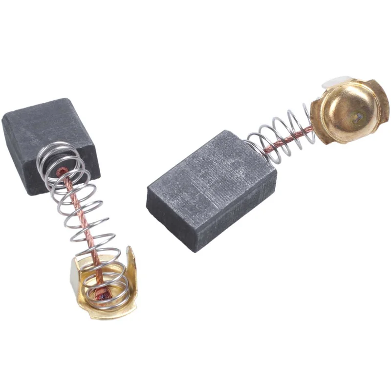 WCS-100 Pcs 17×13×7Mm Power Tool Motor Carbon Brush 999038 For Hitachi Black+Gold+Silver