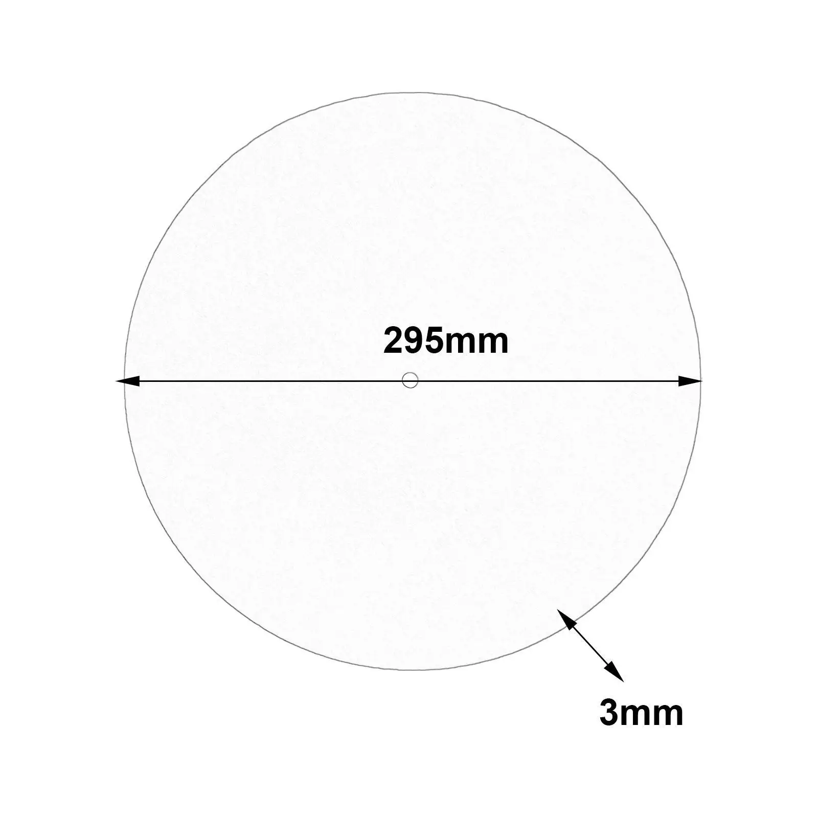 Cork Slipmat Turntable Platter Mat for Record Players Improve Sound Quality Anti Static 12 Inch Vinyl Turntable Part