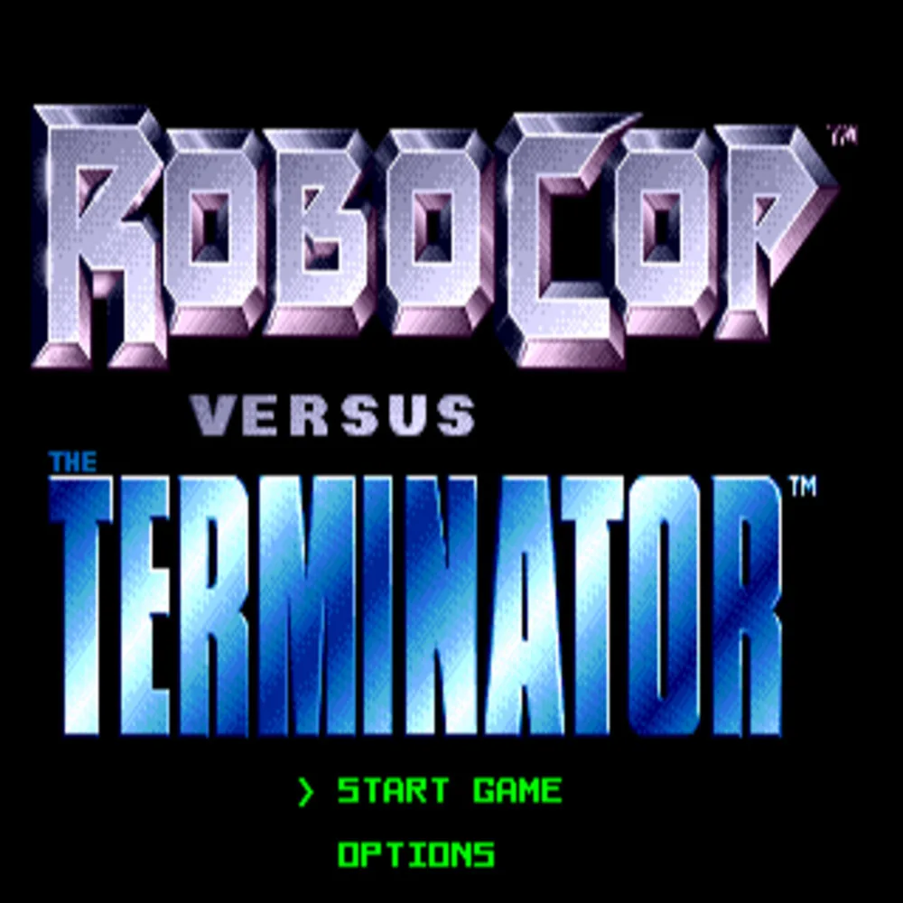 RoboCop Versus The Terminator 16bit MD Game Card For Sega Mega Drive For Genesis