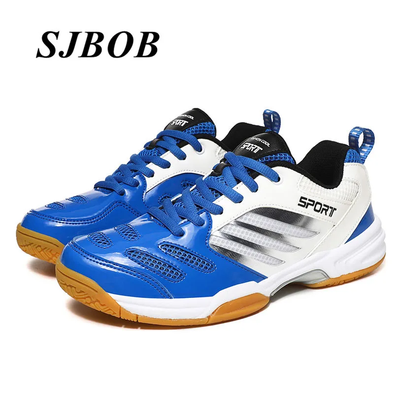 New Blue Men's Tennis Shoes Large Size 38-48 Low Cut Male Badminton Shoes Breathable Non-Slip Men Training Sneakers Tennis Homme