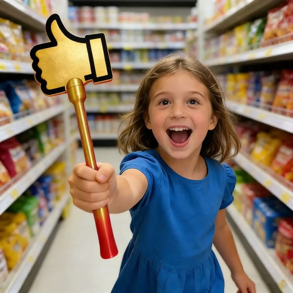 Creative 3D Print Wand Tap To Pay Portable Thumbs Up Contactless Payment Sleeve Convenient Checkout Cute Fun Magical Payment