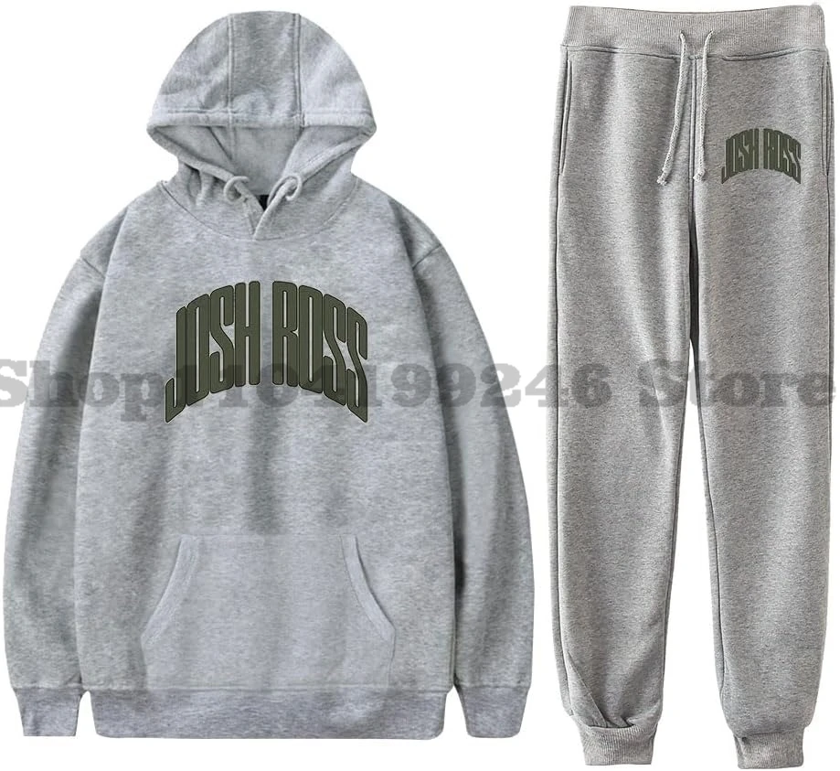 JOSH ROSS Hoodies Merch Men/Women Jogger Pants Two Piece Set Sweatshirts+Sweatpants