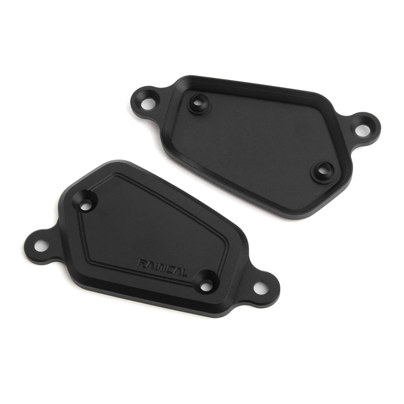 Panical 18-26 For Honda Gold Wing GL1800 F6B Front Left Right Brake Fluid Tank Reservoir Cover Oil Cap Aluminum Profile Black