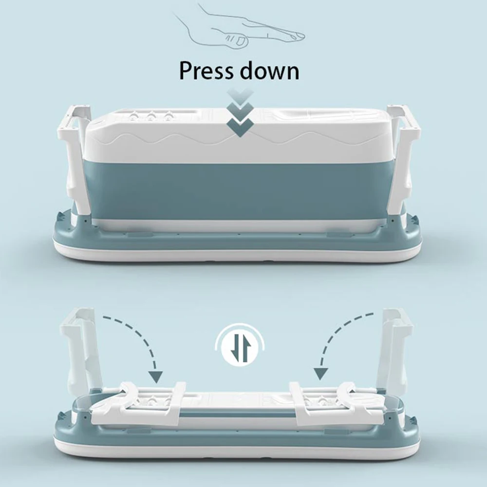 المحمولة للطي حوض الاستحمام حوض استحمام كبير PP TPE البلاستيك مع عجلات التدليك للكبار الاطفال الساخن شعبية طول 115 سنتيمتر 138 سنتيمتر 152 سنتيمتر