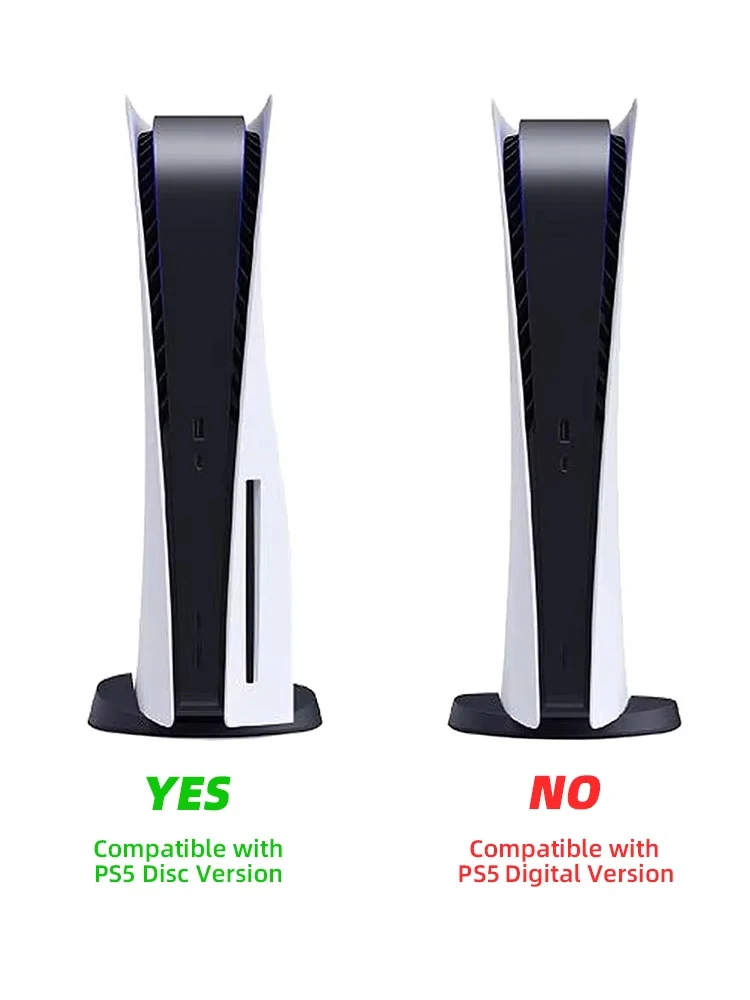 DATA FROG Replacement Plate Compatible with PS5 Disc Version Protective Hard Case Faceplate Shell For PS5