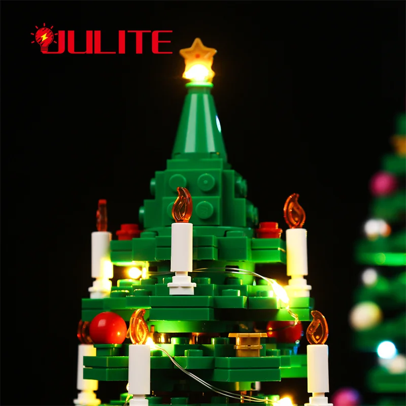 Blocos de construção luz para o criador sazonal 21331 árvore de natal (para não incluir o modelo) iluminação led acessórios brinquedos diy