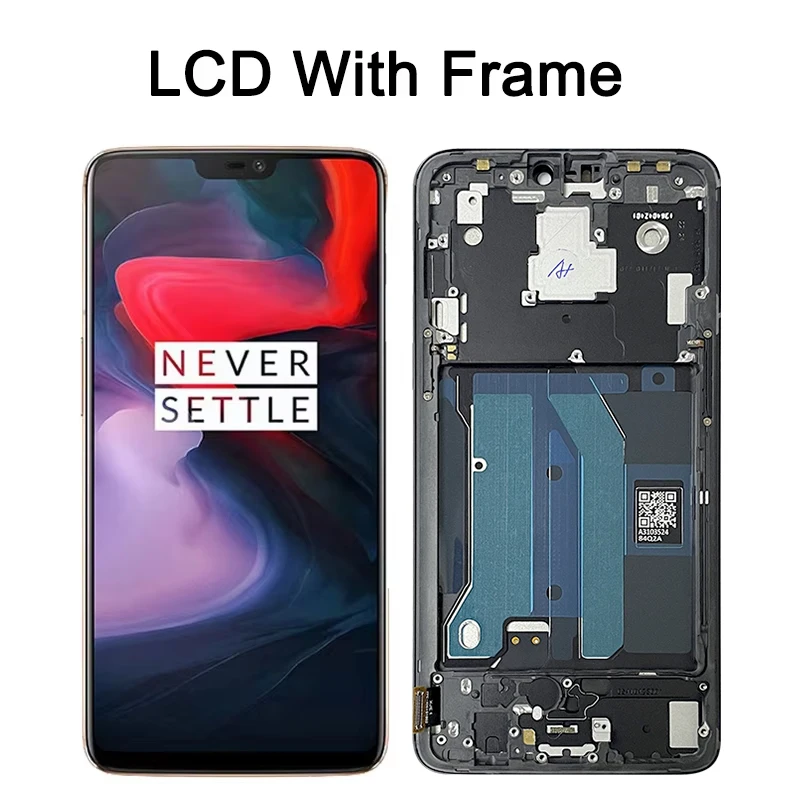 Jakość AAA+ dla OnePlus 6 A6000 A6003 Wyświetlacz LCD Ekran dotykowy Digitizer Assesmbly Dla One Plus 6 1+6 Części zamienne LCD — zdjęcie produktu 5