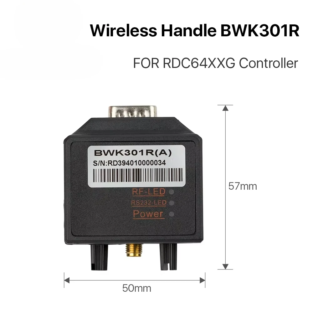 Беспроводная рабочая ручка Ruida BWK301R BWK301T для лазерного контроллера CO2 RDC6442G RDC6442S RDC6432G