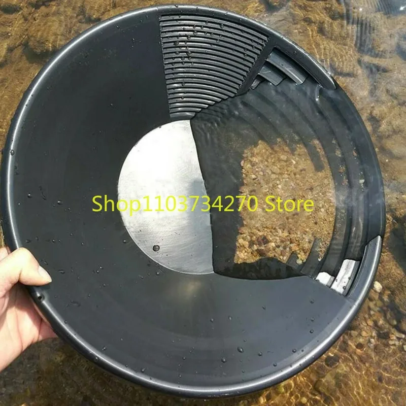 New Plastic Gold Pan Basin Nugget Mining Pan Dredging Prospecting River Tool Wash Gold Panning Equipment