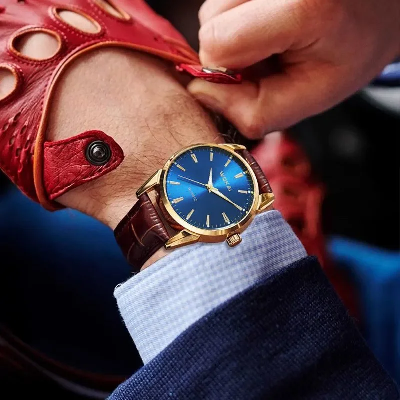 Reloj de pulsera para hombre de marca superior, nuevo reloj de negocios de lujo resistente al agua para hombre, reloj de cuarzo, relojes de cuero para hombre, reloj guapo