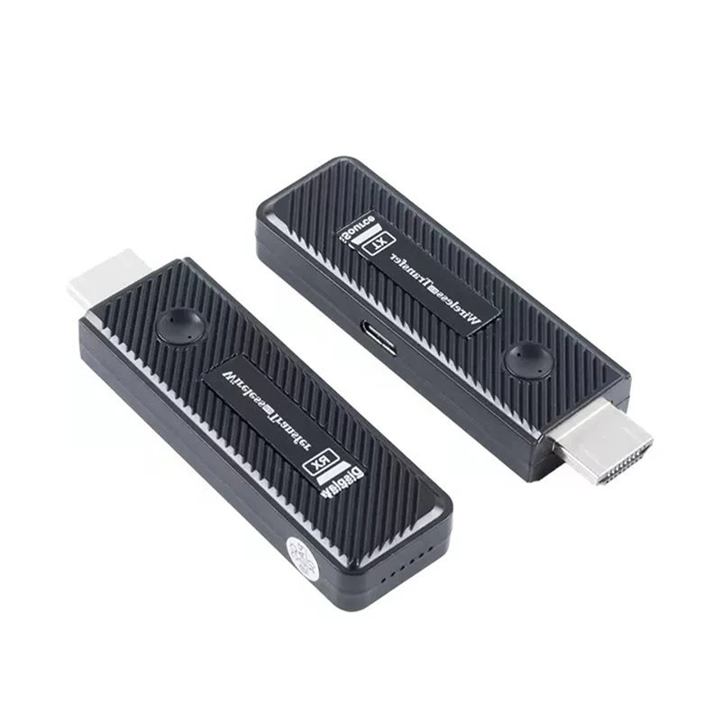 Plug Play For Laptop TV Projector 60M Wireless -Compatible Extender Transmitter Receiver