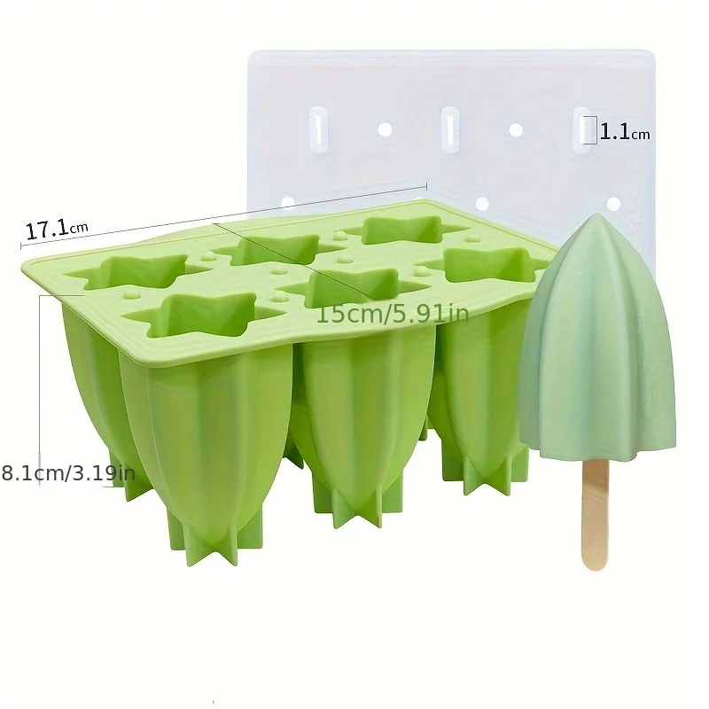 1 قطعة ، قالب المصاصة ، قالب المصاصة الإبداعية ، قالب المصاصة السيليكون ، قالب الآيس كريم ، صندوق مكعبات الثلج ، قالب المصاصة المنزلية ، آمنة