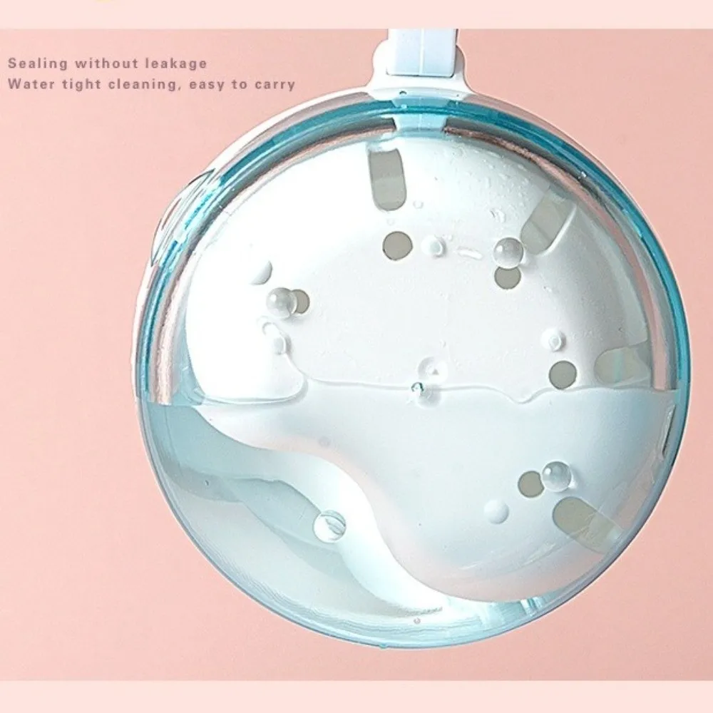 Mini scatola da bagno per protesi Custodia per denti finti resistente alle perdite a doppio strato Comoda scatola per la pulizia ortodontica per la protezione della bocca Uso da viaggio