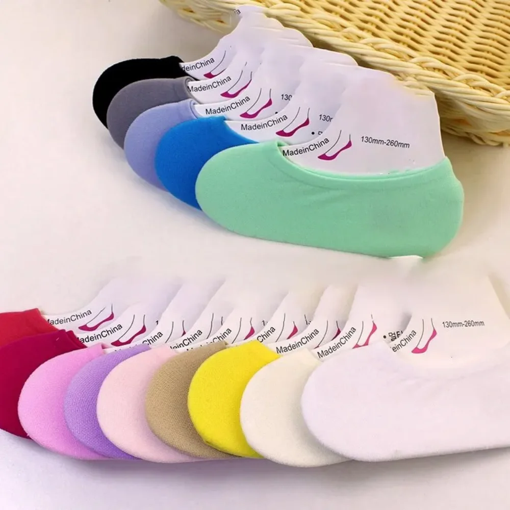 10 Pairs Simple No Show Socks, Breathable Low Cut Blend Ankle Sock Pack, Women's Stockings & Hosiery image 3