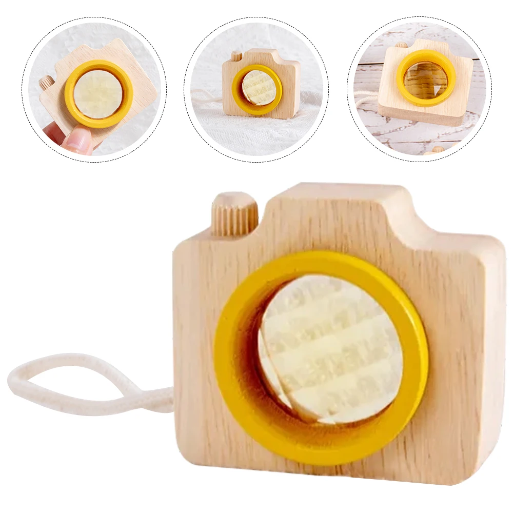 

Wooden Glass Kaleidoscope Kids Toy Educational Playthings Party Favors Decorative Creative Toys Children Colorful